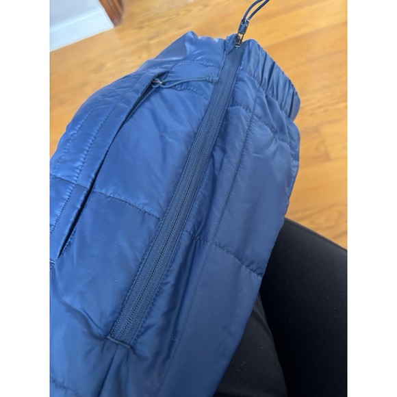 The north face quilted women's large pants side zipper and pockets BLUE (Lohtse) - Picture 8 of 13